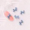Nuevos Diamantes de Imitación para Uñas con Lazo Mate Cintas de Lazo Mixtas Pequeñas Decoraciones de Resina para Uñas de Color Sólido Mate