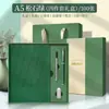 Caja de Regalo Libreta A5 Traje Personalizado Alto Valor de Color Negocios Oficina Reunión Bloc de Notas Ceremonia de Acompañamiento Logotipo Imprimible