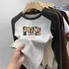Camiseta Interior Térmica de Forro Polar para Niñas, Manga Larga Raglán, Cálida para Otoño Invierno, Casual, Tallas Mediana y Grande para Niños, Cuello Redondo, Camiseta Superior Cepillada