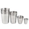 Copa de Vino Pequeña de Acero Inoxidable 304, Vaso de Agua Portátil para Exteriores, Vaso para Bebidas Frías de Verano, Copa de Vino ml 50-30 ml