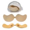 Malla Transpirable Cepillo de Mano Pegamento Copa Mango Parche para Senos Parche para Senos Senos Pequeños Top Push-up Invisible Engrosado Parche para Senos Sujetador