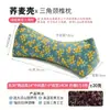 Almohada triangular de trigo sarraceno para uso doméstico, almohada herbal de soporte para cintura y cuello, almohada desmontable con soporte para cuello para dormir, moxibustión, venta al por mayor desde el fabricante