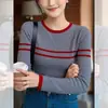 Looks de outono: tops de segunda pele femininos, novos suéteres finos de malha estilosos para primavera e outono de 2025 para mulheres