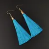 Pendientes de Borlas Estilo Japonés y Coreano Pendientes Largos Elegantes Estilo Étnico Accesorios para Cheongsam Rojo Vintage Accesorios para Orejas Estudiantes Mujeres