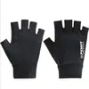 Guantes de sol de verano para montar hombres dos dedos expuestos medio dedo pesca Luya fitness al aire libre dedos abiertos outlet de fábrica