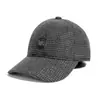 Nueva gorra de béisbol a cuadros para hombre de importación para otoño e invierno, cálida y protectora para los oídos, simple y versátil, con forro adicional de felpa y algodón engrosado