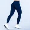 Calça de cintura baixa sem costura de nove pontos com franzidos na cintura e levantamento de quadril, três seções, para Amazon, calça de yoga, calça fitness