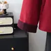 Novo e estiloso casaco de lã outono/inverno 2026, roupa feminina elegante e sofisticada para mulheres de meia-idade, blusa digna e elegante para mulheres
