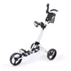 Carrito para Bolsa de Golf, Carrito de Aluminio de Tres Ruedas, Carrito Plegable para Bolsa de Golf, Carrito para Conductor, Carrito para Bolsa de Golf, Suministro Directo de Fábrica