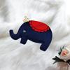 Acessórios de tecido para crianças elefante de desenho animado acessórios para vestuário material DIY feito à mão faixa de cabelo grampo de cabelo produtos semiacabados