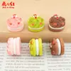 Novos Acessórios Fofos de Franguinhos Coloridos Estilo Sanduíche Cola de Creme para DIY Resina Acessórios de Cabelo Pingente Capa de Celular Chaveiro
