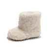 Botas de Piel para Niños 2026 Invierno Nuevo Estilo Botas de Moda Casual de Piel de Cordero Botas Cálidas de Princesa para Niñas Tendencia