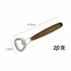 Abridor de Garrafa com Cabo de Madeira Japonês Abridor de Tampa de Aço Inoxidável Abridor de Garrafa Cabo de Madeira Faia Abridor de Garrafa de Cerveja de Aço Inoxidável