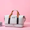 Bolsa de Viaje Transfronteriza para Mujer, Ligera, de Gran Capacidad, para Equipaje de Mano con Compartimento para Zapatos, Bolsa de Viaje de Tela Oxford para Viajes de Negocios