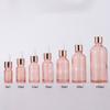 Atacado 5-100ml frasco de óleo essencial ouro rosa 15ml frasco líquido essencial 30ml frasco conta-gotas rosa