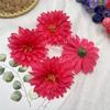 Arreglo Floral de Flor Artificial de 8 cm, Aguja de Pino, Crisantemo Dorado, Flor para Peine, Guirnalda de Flores, Material para Tocados, Flor para Ropa, Sombrero
