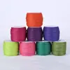 Material trançado de três fios de cânhamo DIY 2MM corda de cânhamo colorida acessórios de etiqueta para joias fio trançado atacado