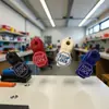Candado Pequeño Rojo con Etiqueta para Productos Digitales 3C, Accesorios para Teléfonos Móviles, Gancho de Seguridad Antirrobo, Candado Pequeño Rojo para Estante de Supermercado