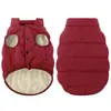 Chaqueta de invierno a prueba de viento para perro, impermeable para perro, chaleco cálido para perro, ropa para mascotas para clima frío