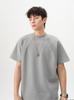 Camiseta de Algodão com Amônia Líquida Cleanfit de Manga Curta para Homens e Mulheres, Top Solto Curto Boxy nos Ombros, Novo Estilo 2026