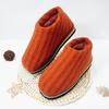 Sapatos Artesanais de Algodão Listrados Fabricação de Produtos Acabados Masculinos e Femininos Sapatos Quentes de Pelúcia Espessa de Inverno Calcanhar Traseiro Tricotado Sapatos Antigos de Algodão