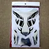 Adesivos 3D Estéreo Modificados para Tanque de Combustível de Motocicleta, Adesivos Anticolisão para Carro, Tiras Antirriscos, Adesivos de Peixe Esqueleto Chama para Capô e Portas