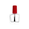 Botella de Pegamento Rellenable de 5 ml para Pintura de Retoques, Botella Pequeña de Vidrio, Botella de Esmalte de Uñas de 10 ml con Pincel, Capacidad Pequeña