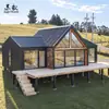Suge Nueva Estructura de Acero Estilo Sencillo Casa de Madera B&B Hotel Diseño Construcción Exterior Vacaciones Ocio Habitación de Cristal