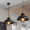 Lámpara de Restaurante Americano Punk Estilo Industrial Tapa de Olla de Hierro Retro Comercio Exterior Transfronterizo Lámpara de Barra Cafetería Tienda de Té con Leche