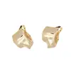 Accesorios DIY Estilo Coreano 14K Oro Verdadero Colgante de Pétalo en Forma de Corazón DIY Accesorios para Collar Aretes Colgante Brillante