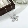 Colar Girassol Totalmente Diamantado Seiko para Mulheres Ins Acessível Luxo Simples Moda Versátil Design de Nicho Corrente da Clavícula Atacado