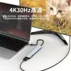 Estación de Acoplamiento Tipo-C Transfronteriza Siete en Uno Pantalla de Proyección Hdmi4K Teléfono Móvil Tableta Portátil Estación de Acoplamiento Multifunción