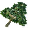 Dongguan planta verde artificial Árbol grande rama plana Hoja Naranja Hoja de Arce Higuera Francesa hoja de té hoja de plástico