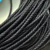 Al por mayor En stock Cuerda Trenzada Multihilo de Cuero Genuino de 4 mm 6 mm con Hebilla Metálica, Cuerda para Llavero de Coche, Cuerda de Microfibra, Accesorios para Bolsos