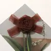 Nuevo Estilo Chino Retro Correa Rizada Malla Gasa Rosa Flor Hecha a Mano Flor Lateral Clip Broche Flor de Cuello Accesorios para Ropa