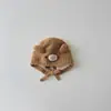 Gorros para Bebé para Otoño e Invierno, Gorros de Lana Cálidos para Bebé, Lindos Gorros de Cerdo para Recién Nacidos, Gorros con Protección para los Oídos para Bebés