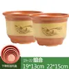Vaso de flor cerâmica preço especial extra grande atacado vaso para orquídea argila roxa de chão terracota cerâmica grossa