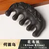 Transmisión en Vivo de Douyin Nuevo Producto Dunhuang Colorido Antiguo Hecho a Mano Incienso Peine de Medicina China Portátil Peine Masajeador para el Cabello Precio de Mayoreo
