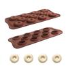 Nuevo Molde de silicona para chocolate con anillo de alambre denso oliva Diamante amor mousse alimento complementario molde para pastel al vapor horneado de pastel