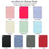 Funda Soporte Color Sólido Amigable con la Piel Adecuada para iPad Pro 11 pulgadas Funda para Tableta Apple Modelo 2024 Anticaídas Funda Suave sin Tapa