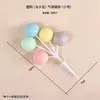 O Fabricante Vende por Atacado uma Variedade de Decorações de Bolo, Figurinhas de Urso de Argila Macia de Desenho Animado, Velas, Balões e Enfeites para Mesa de Sobremesa