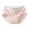 Ropa interior de algodón para niñas de cintura media, con bloques de color, suave como una nube, amigable con la piel, transpirable, previene las rozaduras, calzones de triángulo de alta elasticidad 9094