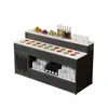 Mesa de Condimentos para Hot Pot de Autoservicio, Mesa de Condimentos para Restaurante, Mesa para Salsas para Fondue, Mesa de Salsas para Restaurante de Barbacoa, Mesa para Mezclar, Exhibidor de Platos Fríos de Frutas