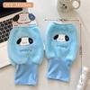 Guantes de manga dos en uno primavera y verano felpa caricatura mangas cálidas sucios duraderos para niñas manga fría venta al por mayor