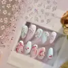 Adesivos para Nail Art Tomoni Jelly Adesivos de Unha Retrô Populares Europeus e Americanos Adesivo de Joia de Peônia Pérola Material