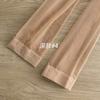 Talla grande color piel medias de seda de nueve puntos para mujer sin calcetines primavera y otoño gruesas pantimedias con alambre de acero talla grande calcetines básicos finos
