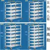 Soportes para pasteles de 7 y 8 niveles, bandejas para pasteles, carritos con ruedas, carritos para postres, bandejas para hornear, estantes de exhibición, estantes de almacenamiento, carritos para pan con ruedas, carritos pequeños