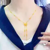 Collar de Borla de Mariposa con Diamante Blanco Chapado en Oro de Latón Nuevo Colgante Mariposa de Ensueño Cadena para Clavícula Cadena de Conjunto Elegante Cadena Integrada