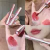 Brillo de agua claro y brillante para labios glaseado superficie de niebla caramelo de hielo de ensueño luz de espejo gelatina lápiz labial vintage brillo de labios