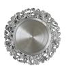 Fábrica Transfronteriza 13 pulgadas Retro Comercio Exterior Boda Hotel Fiesta Decoración Plato Base de Plástico